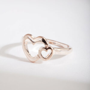 Double Heart Ring