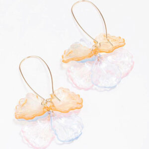 Acrylic Petal Hook Earrings