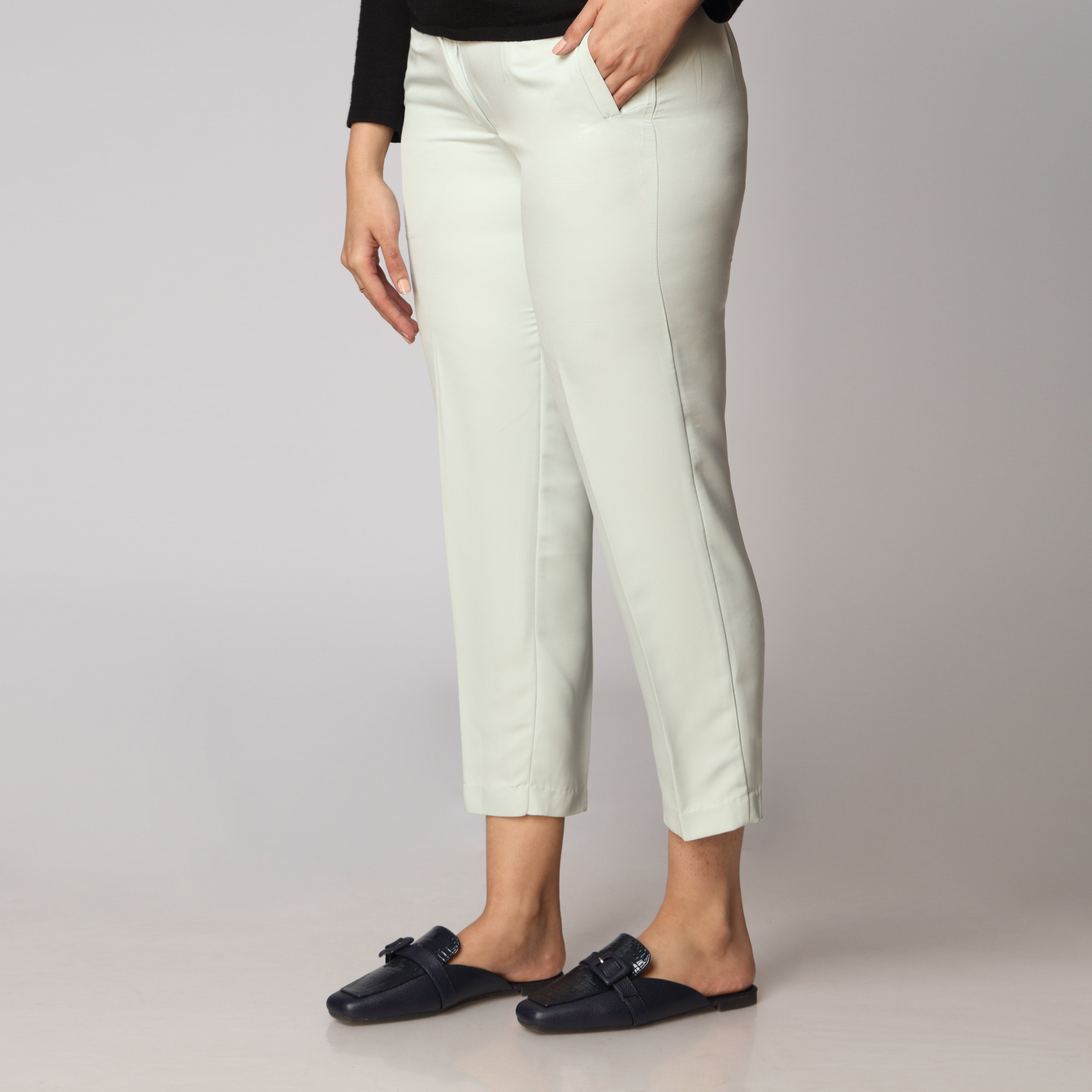 Green Corduroy Western Pant PS3522 - Image 2